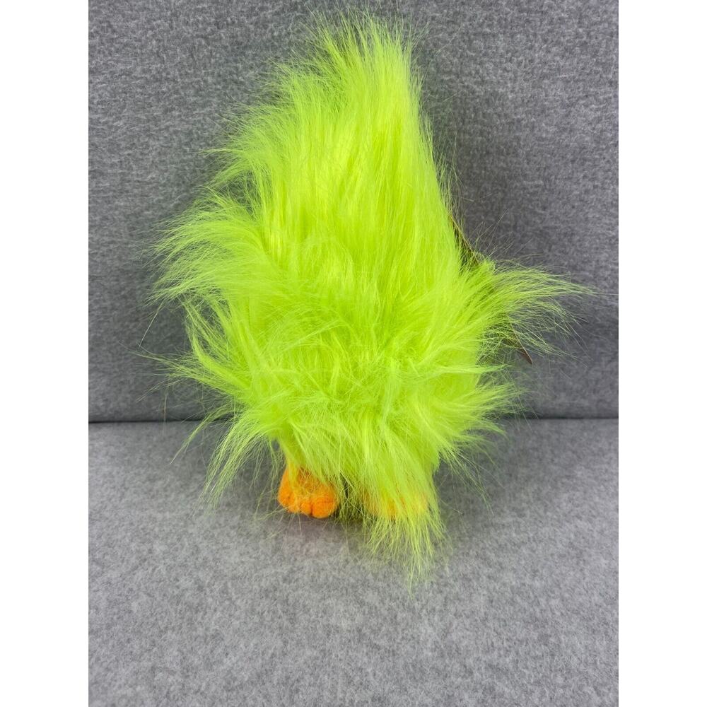 Trolls‎ Movie Fuzzbert Lime Green Plush 9" Dreamworks W/Tags Hairy 2016